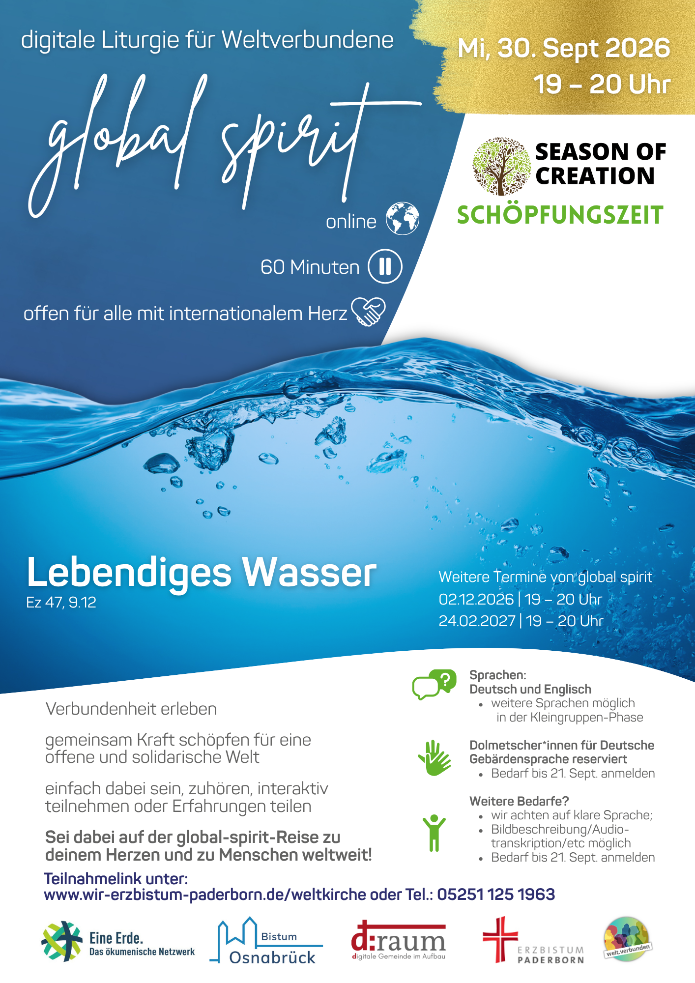 Plakat global spirit