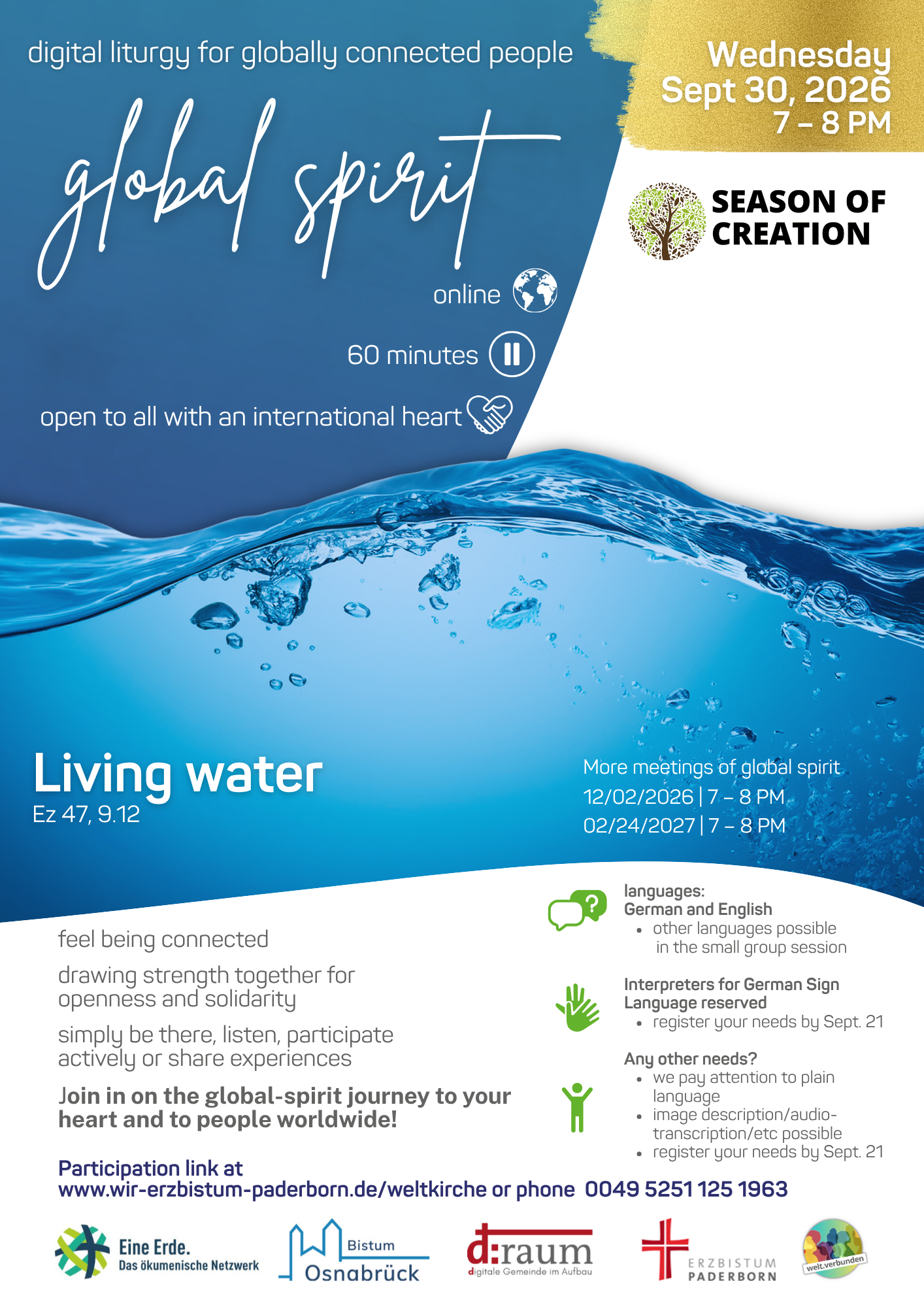 Poster global spirit englis